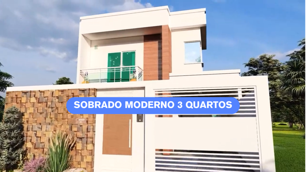 Sobrado 3 quartos